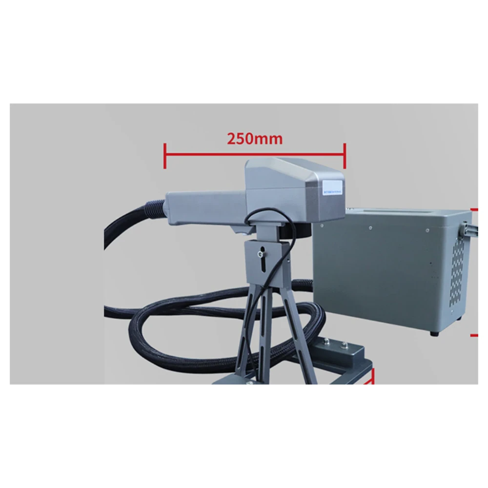 2-in-1 laser marking machine size reference