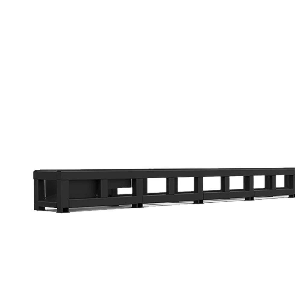 Tube cutting machine bed frame