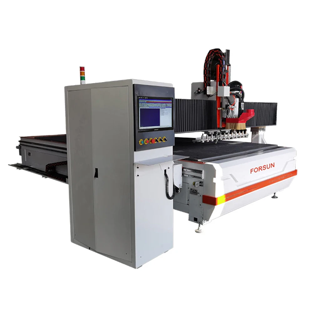 ATC wood router linear tool magazine detail