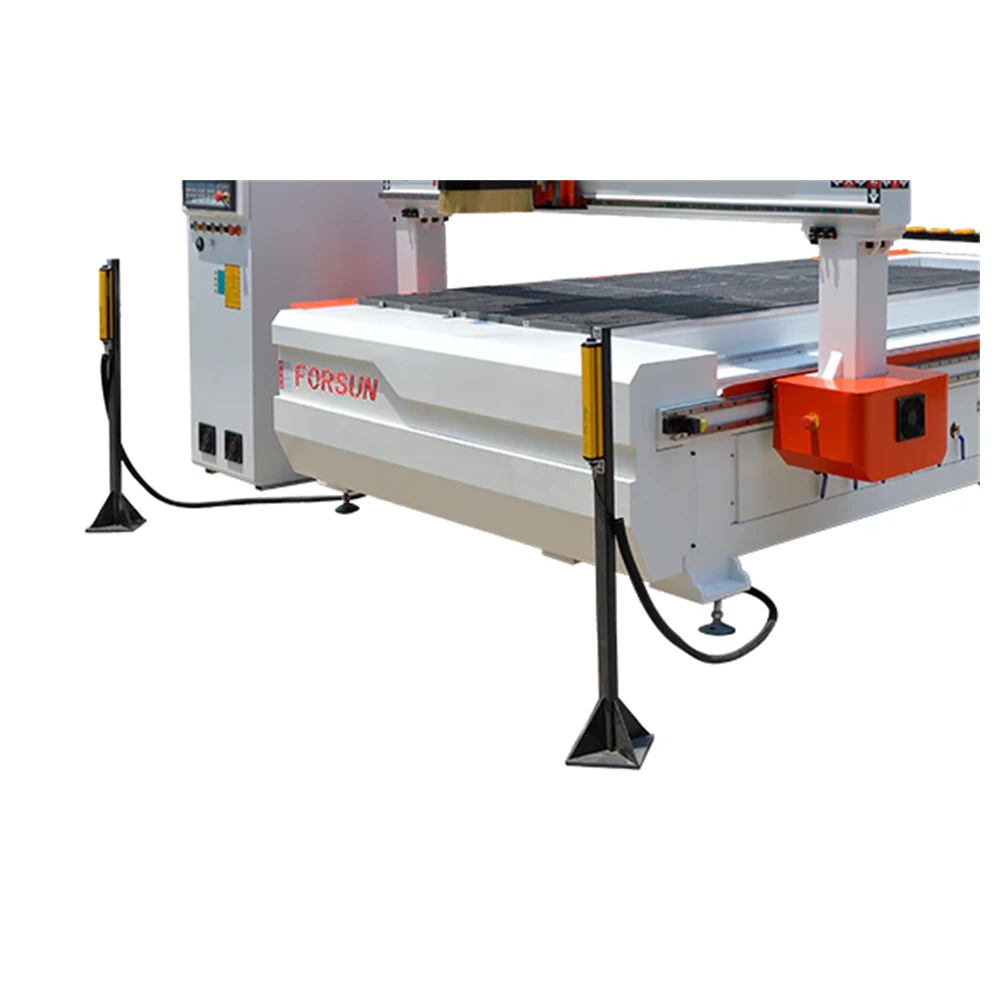 ATC wood router gantry and guideway detail