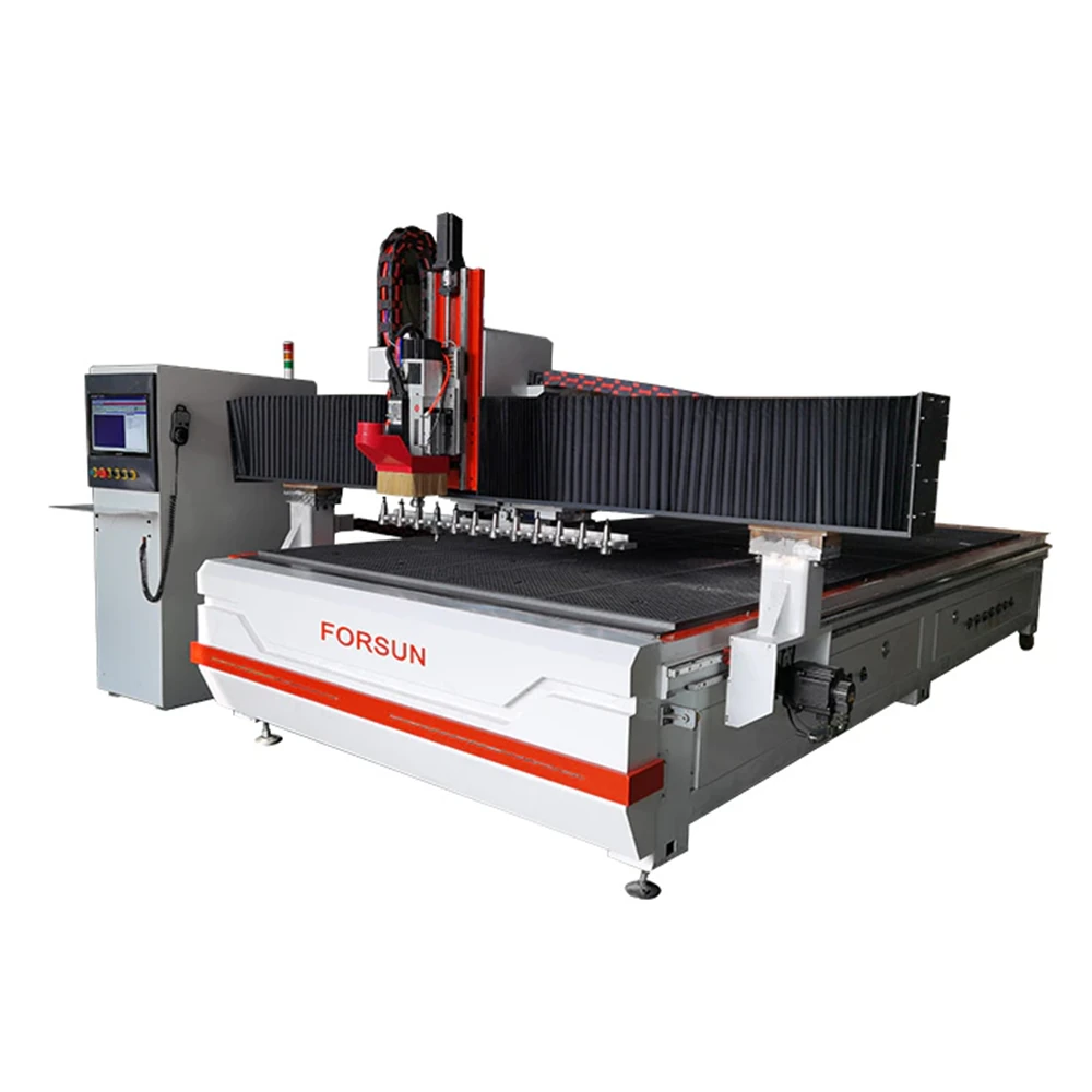 Woodworking ATC CNC router for furniture production