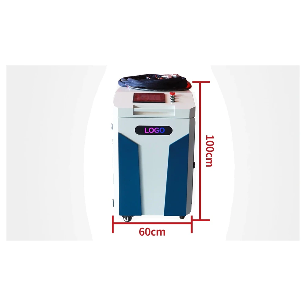 Customizable laser welding machine dimensions drawing two