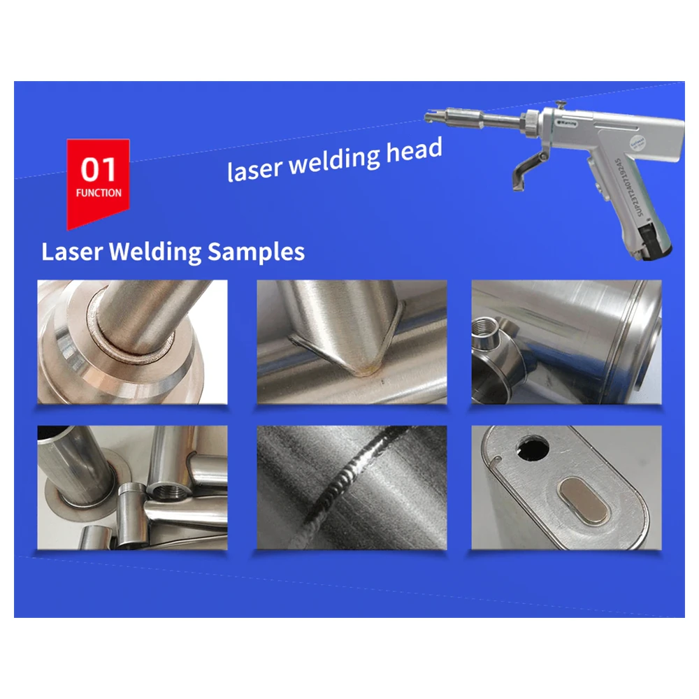 Laser cleaning head for pre-weld surface preparation