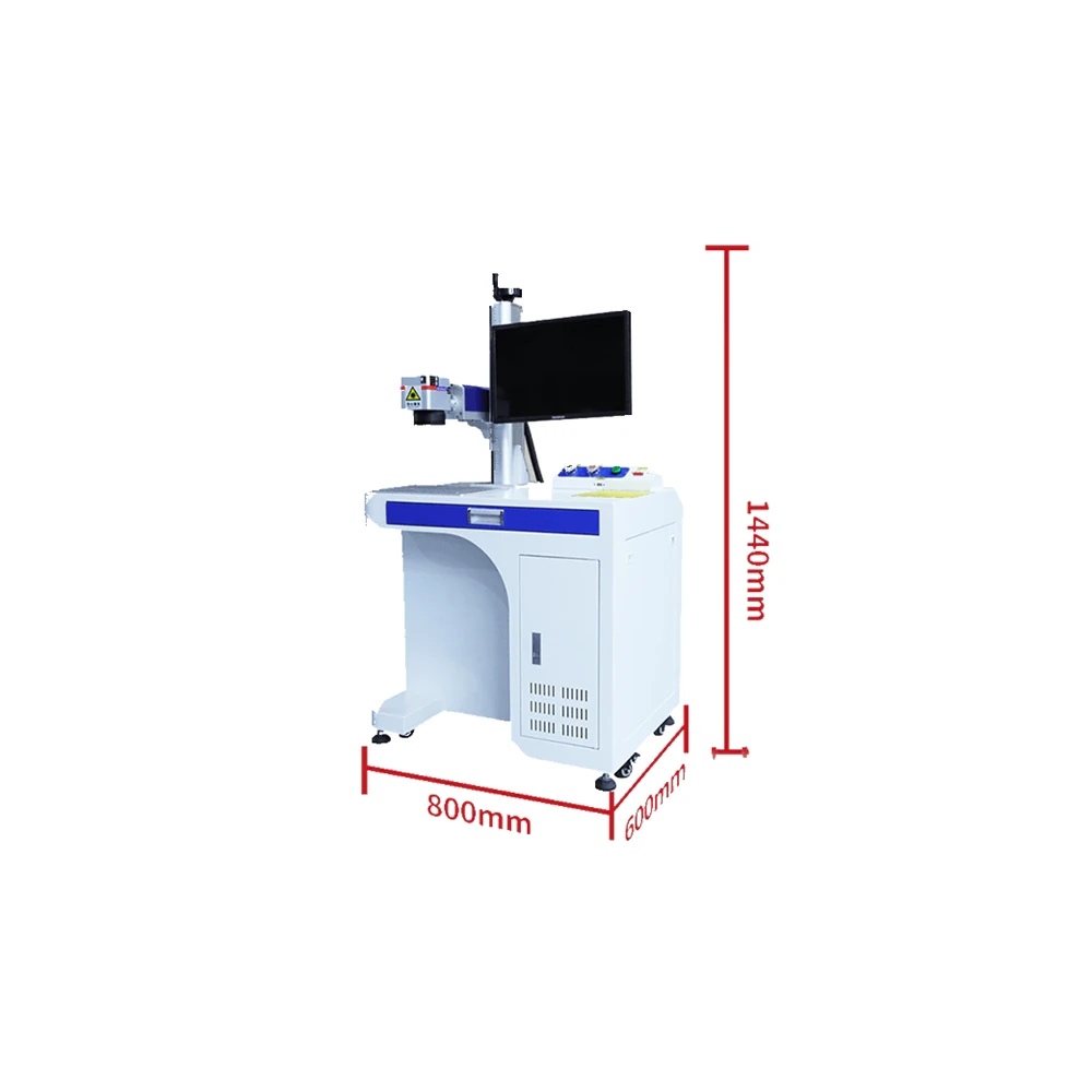 UV laser marking sample on a heat-sensitive material