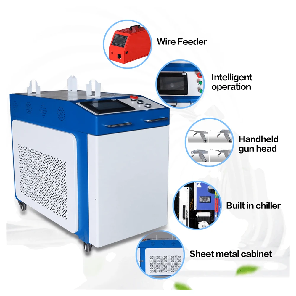 Economical four-in-one laser welding machine detail view