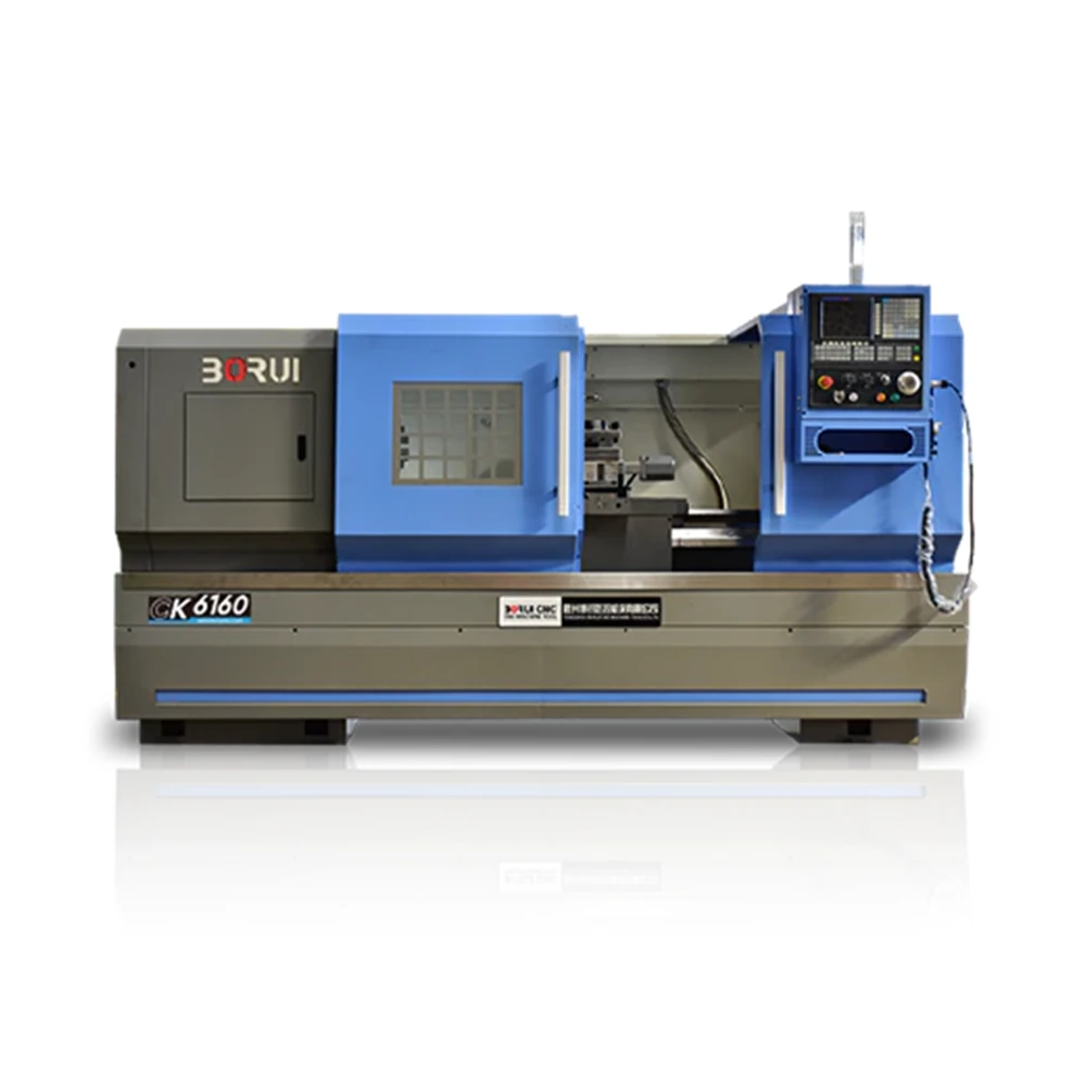 Flat-bed CNC lathe CK6160 with 600 mm swing over the bed