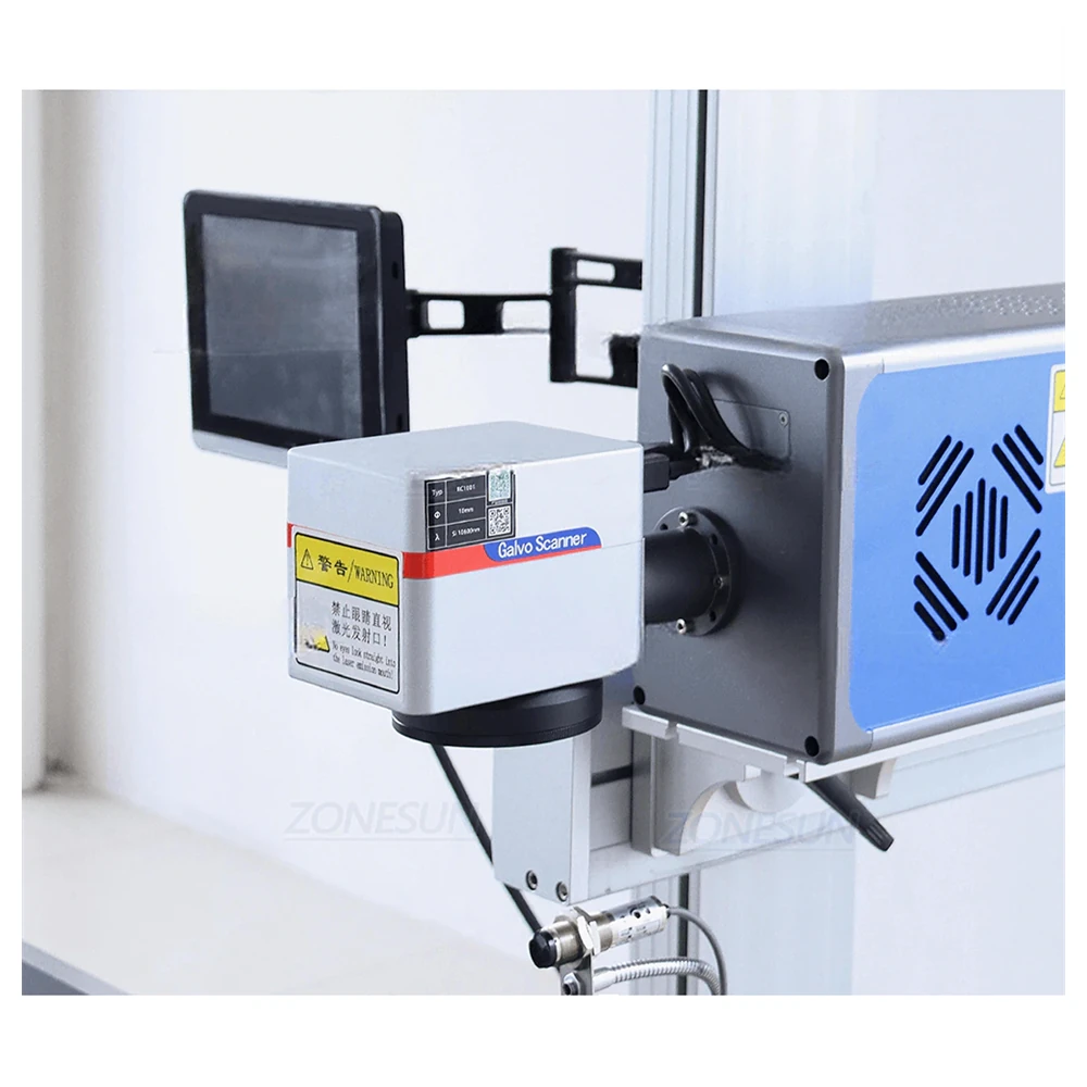 CO2 laser marked code on packaging