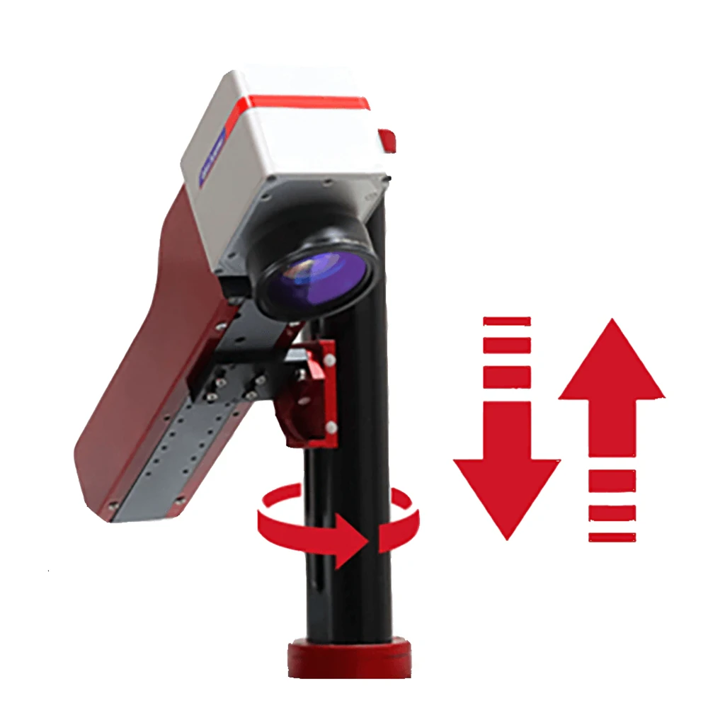 Scanner head of the foldable laser marking machine