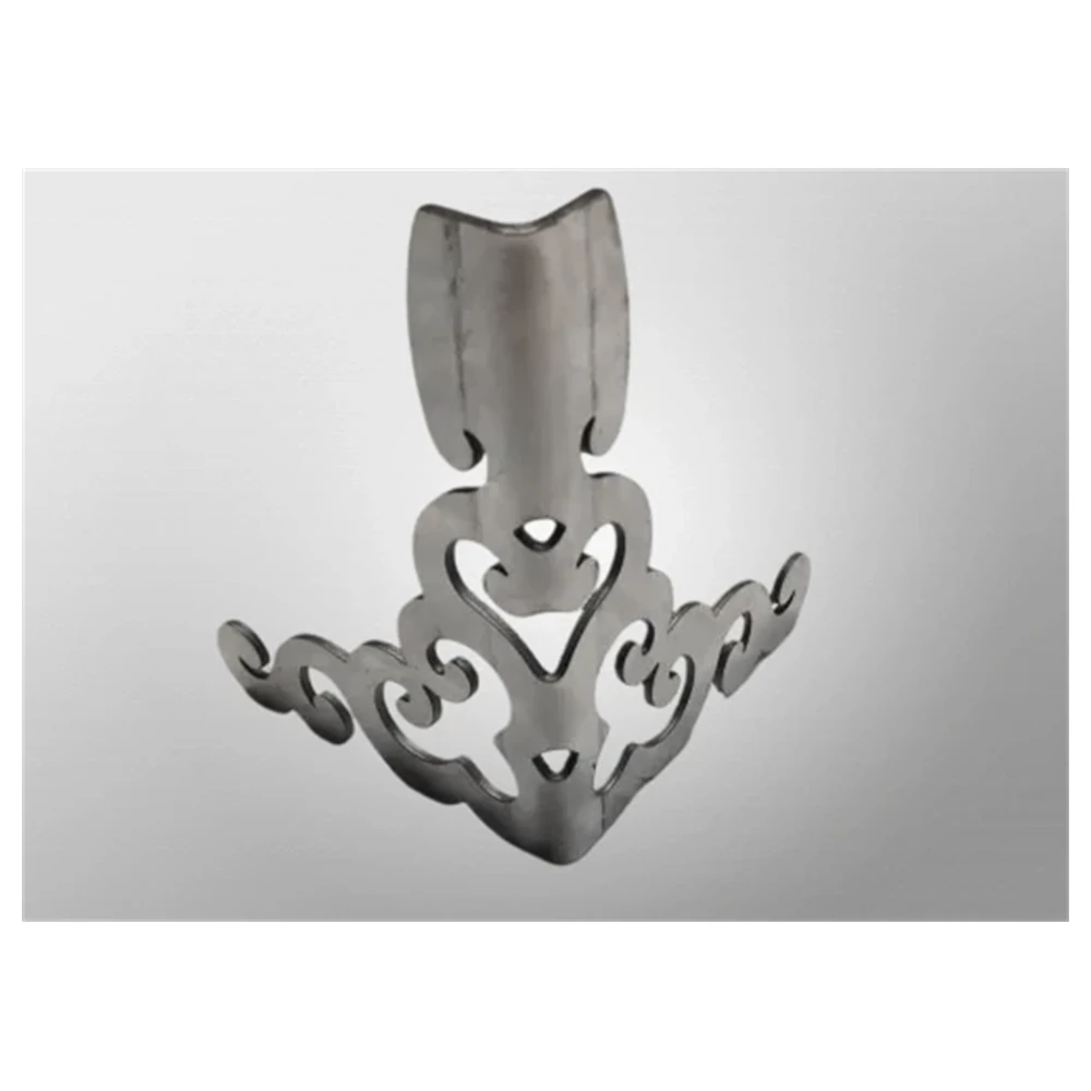 Laser cut thick stainless steel sample