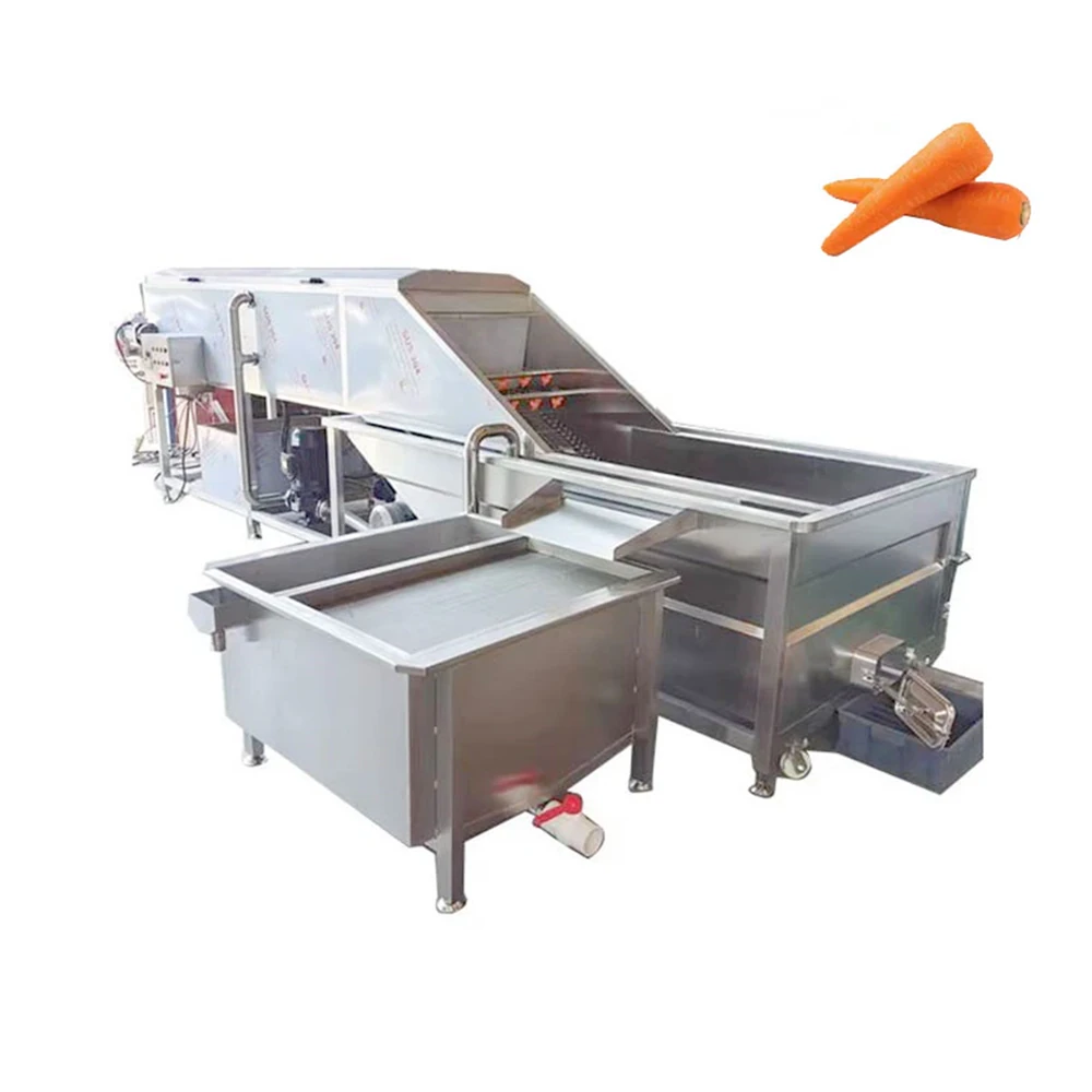 Stainless frame and drive of the root washer