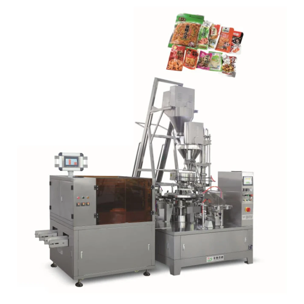 Pickle and brined vegetable vacuum packaging unit