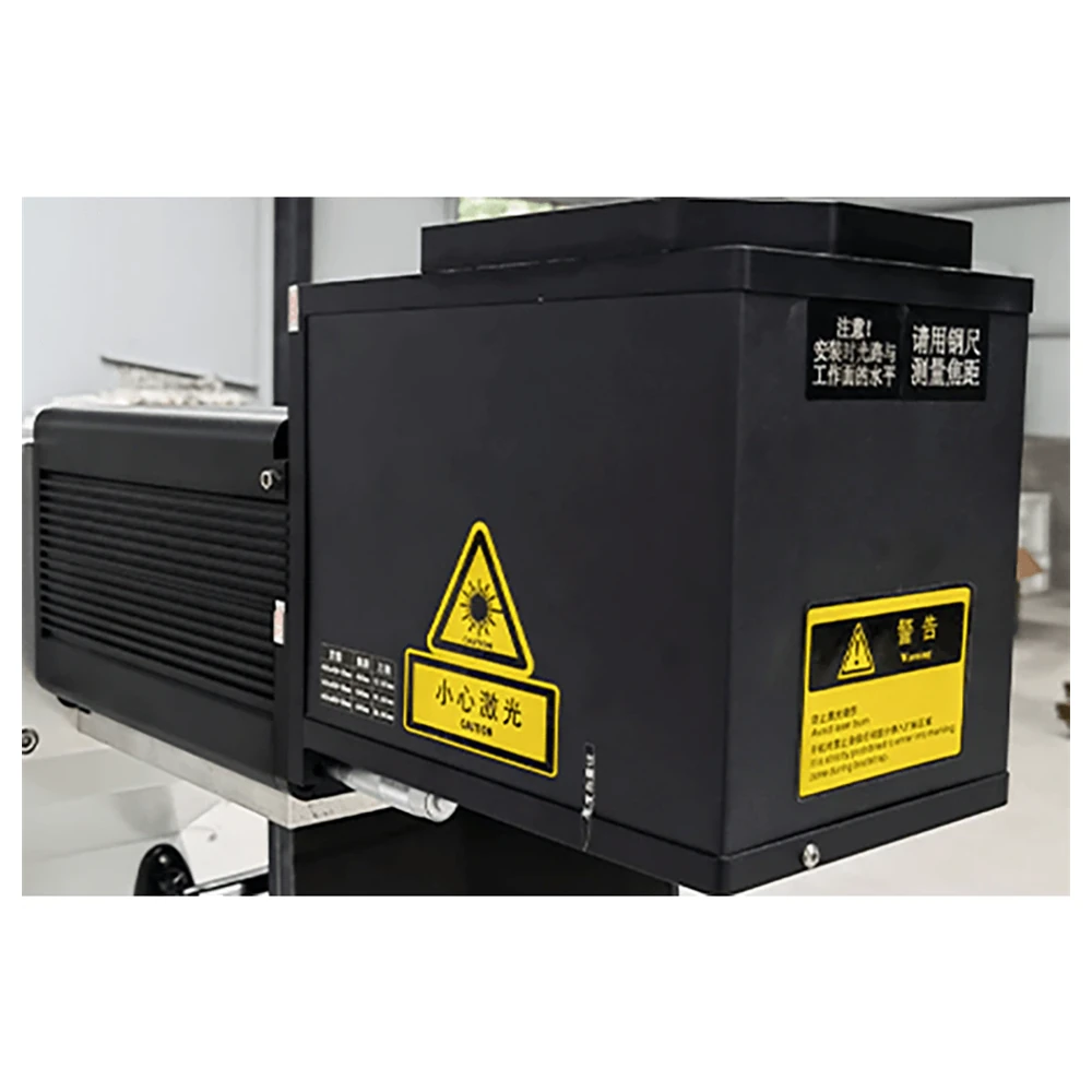 3D scanning head close-up on the CO2 marker