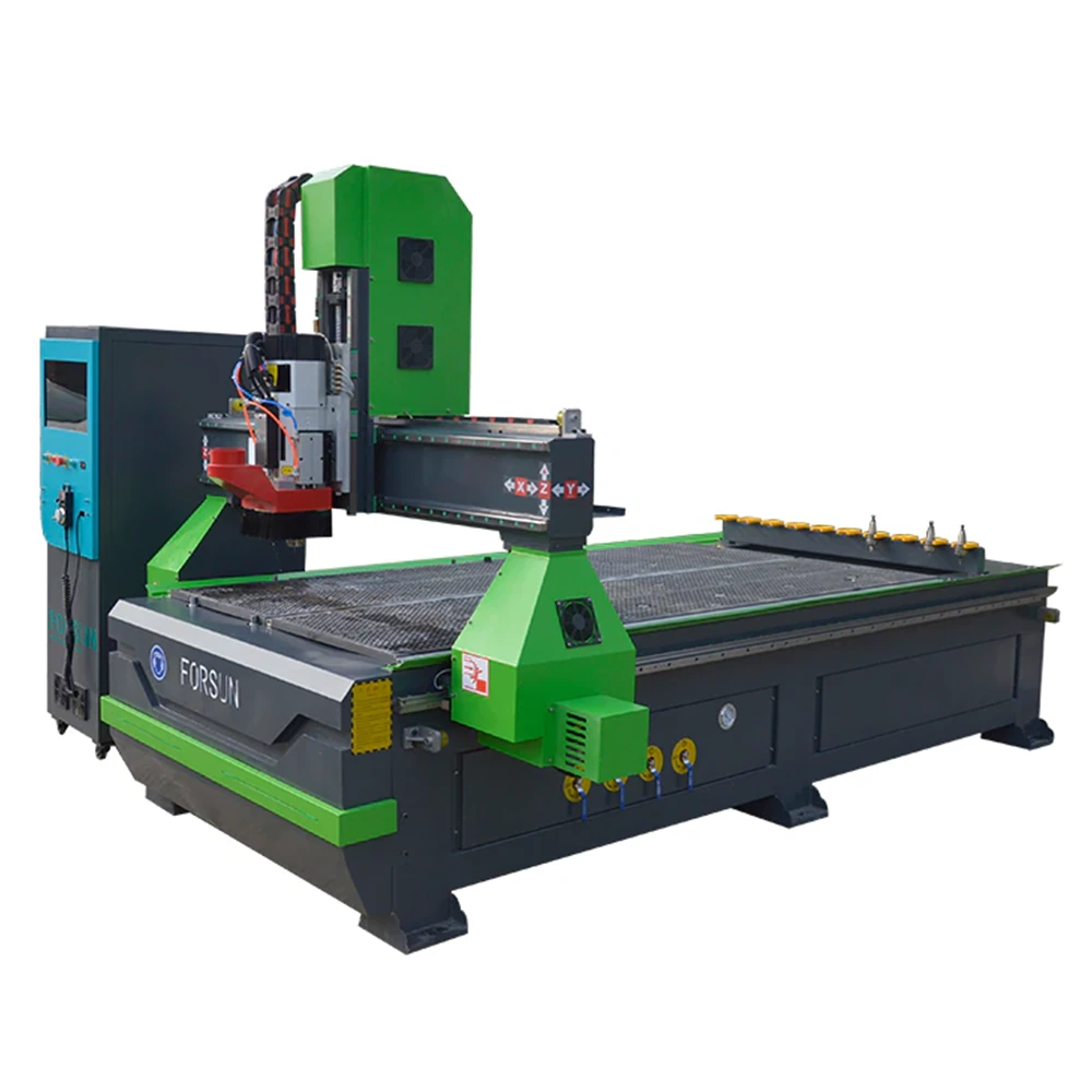 1325 ATC woodworking router spindle and magazine detail