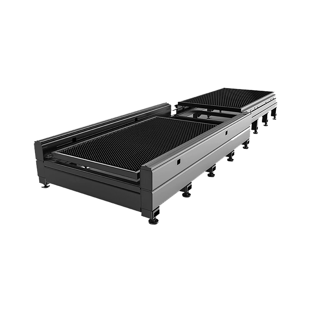 Double bed exchange table of the fiber laser cutting machine