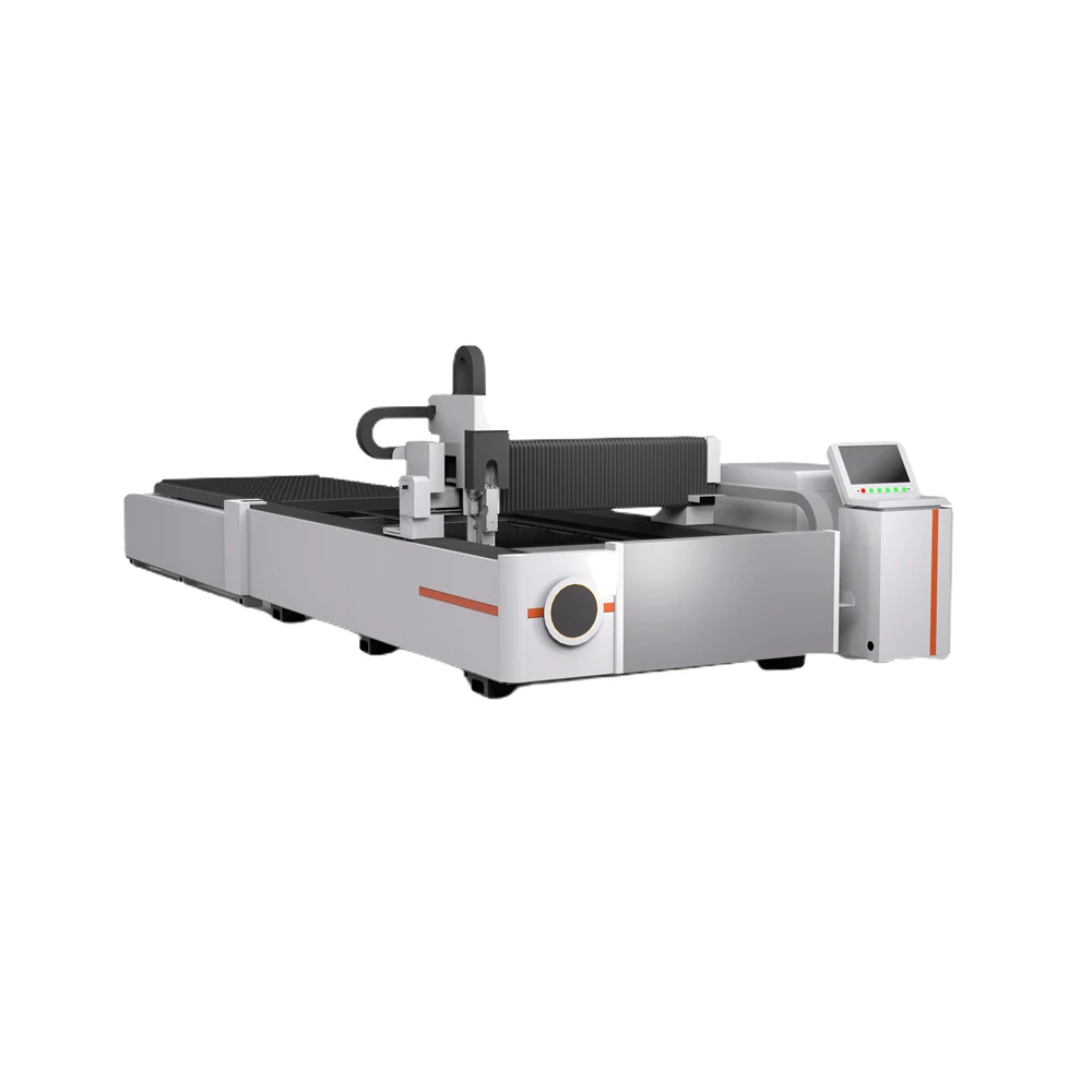 Medium-power exchange-bed fiber laser cutting machine