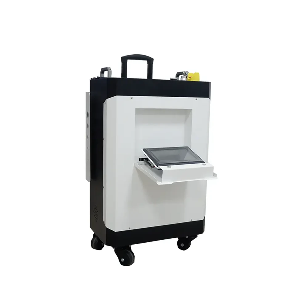 Pull-rod multi-layer film pulsed laser cleaning machine