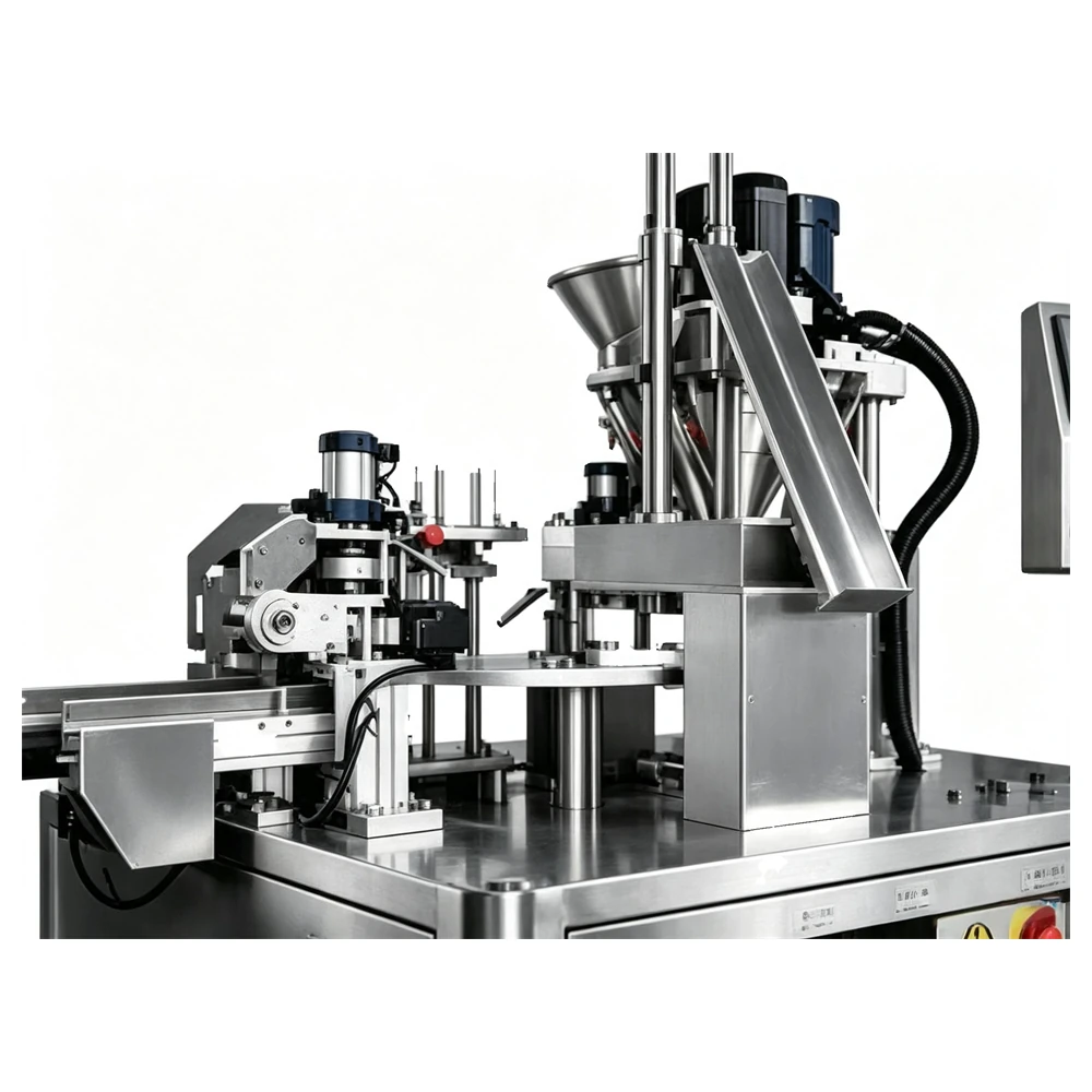 Multi-station turntable on the rotary machine