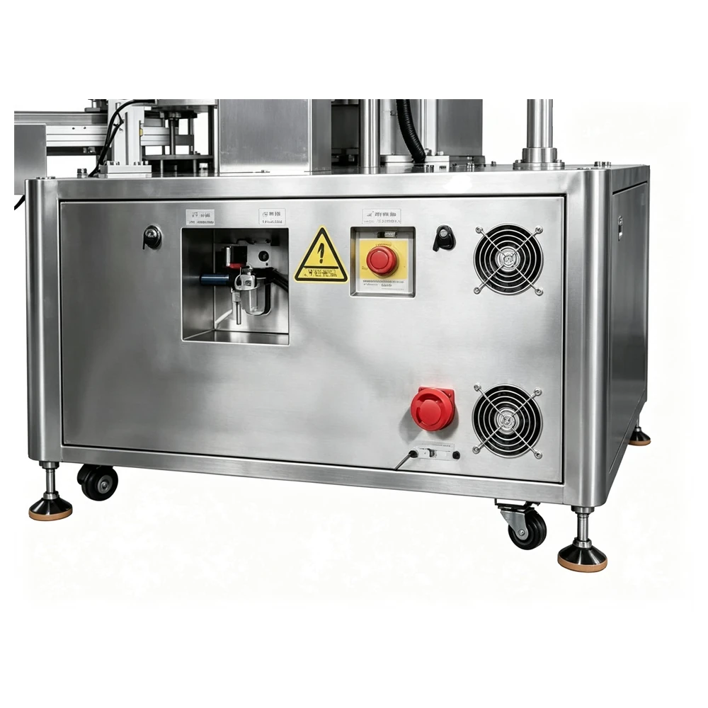 PLC touchscreen control on the machine