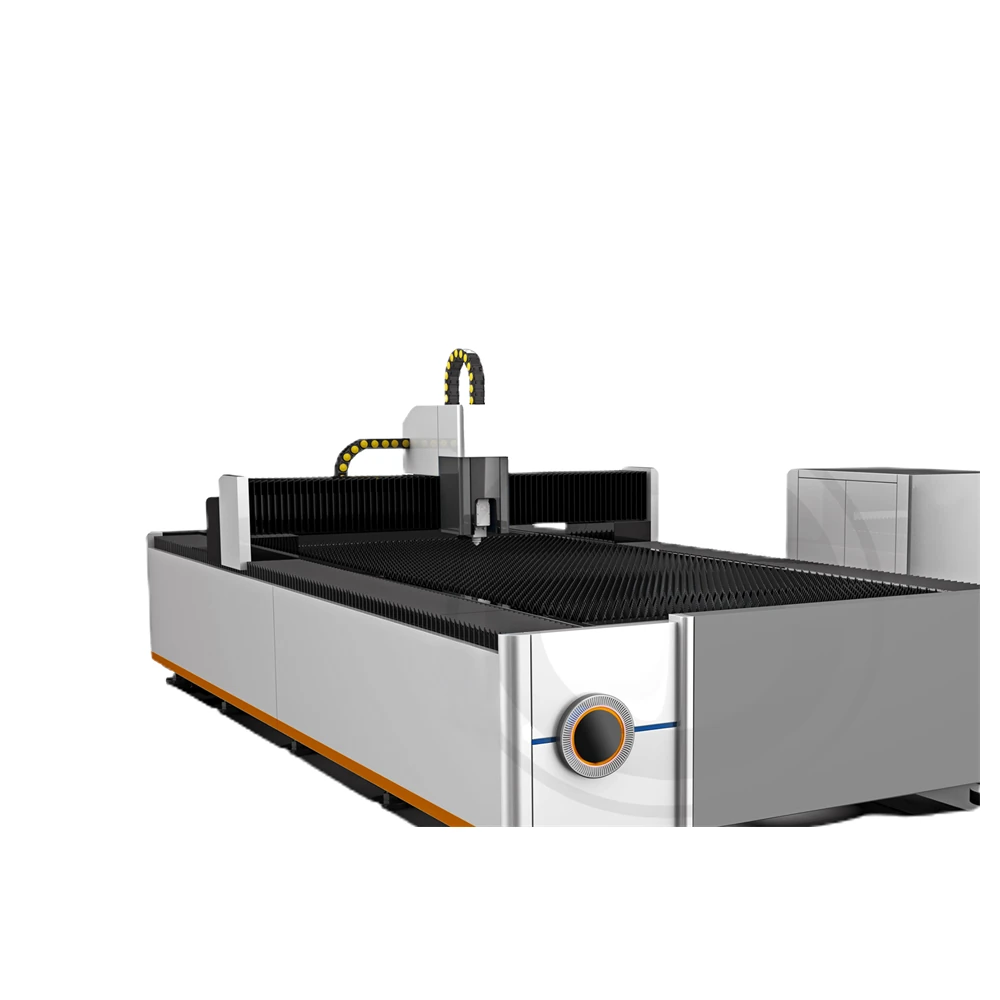Single-table fiber laser cutting machine cutting sheet metal