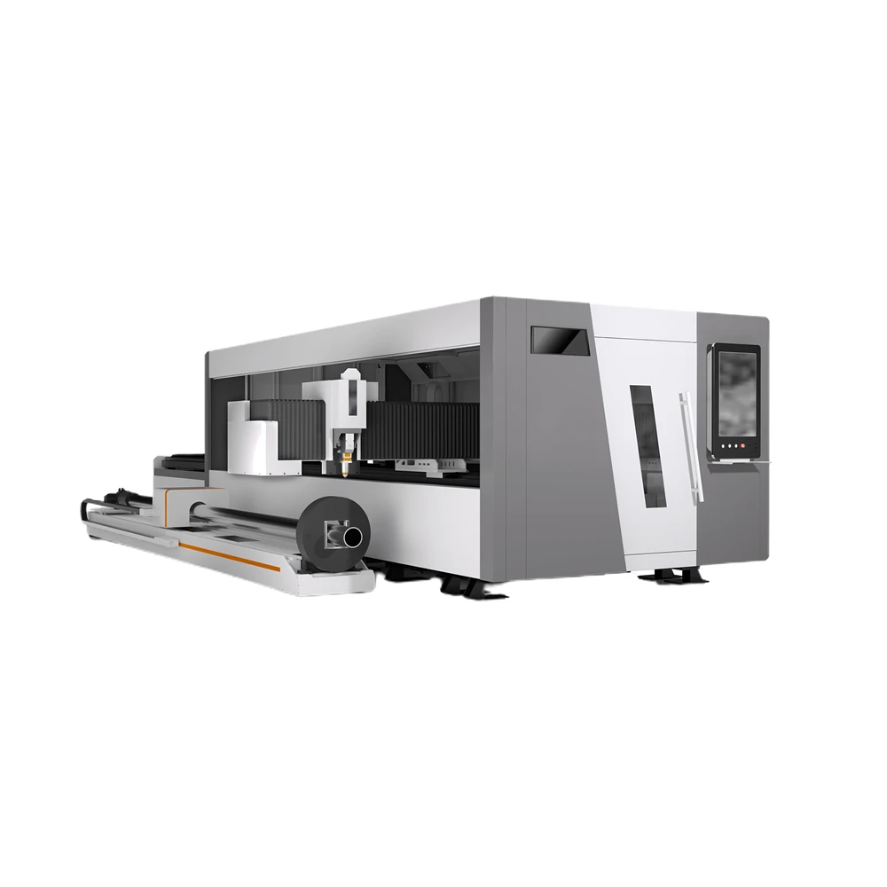 Tube and sheet fiber laser cutting machine