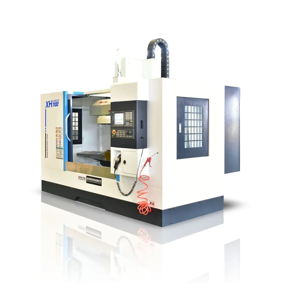 XH7132 four-axis CNC milling machine with rotary table
