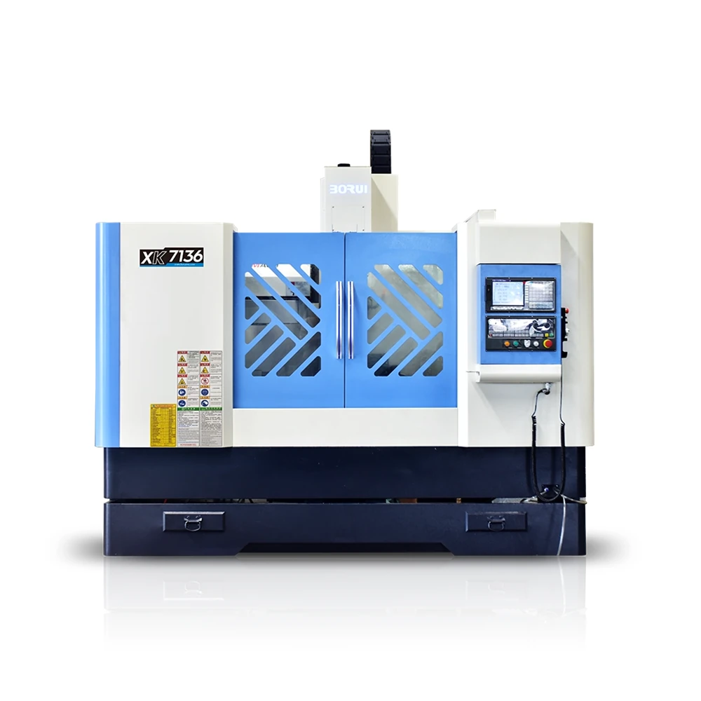 XK7136 four-axis vertical CNC milling machine