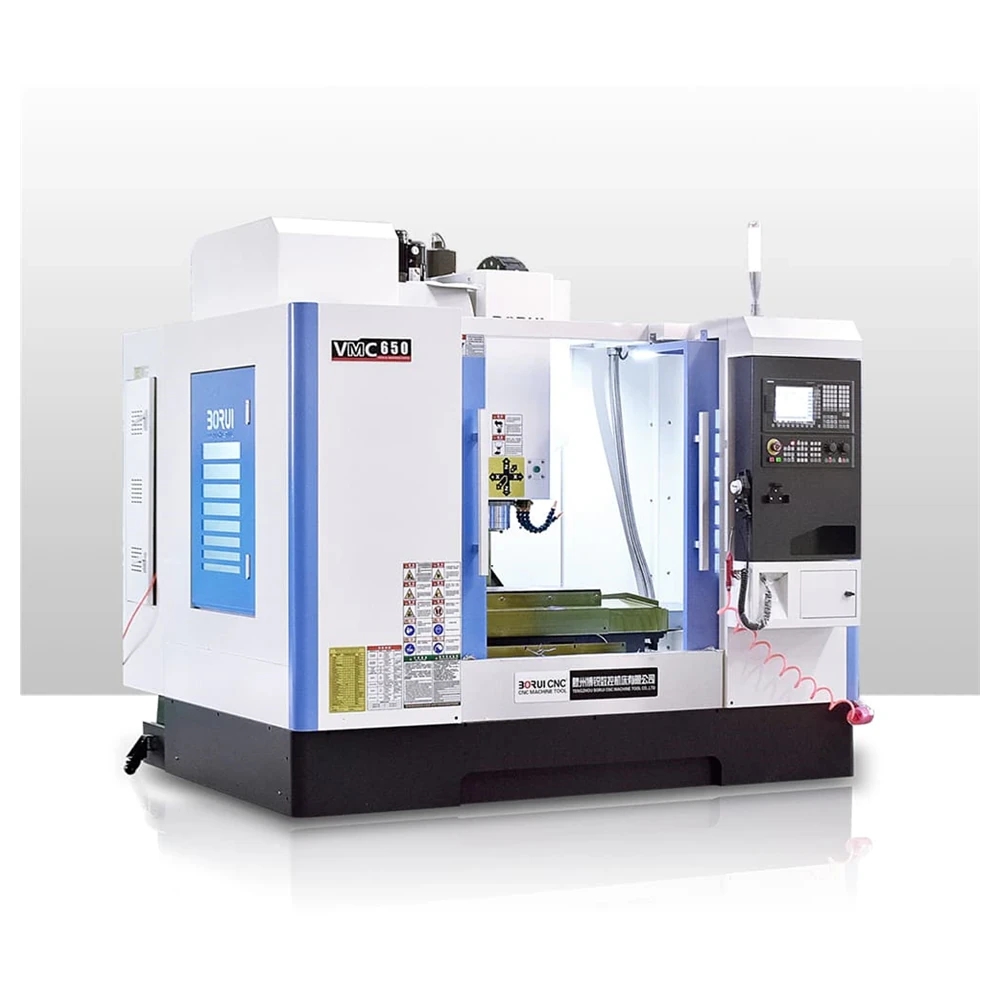 VMC650 four-axis vertical machining center with rotary table
