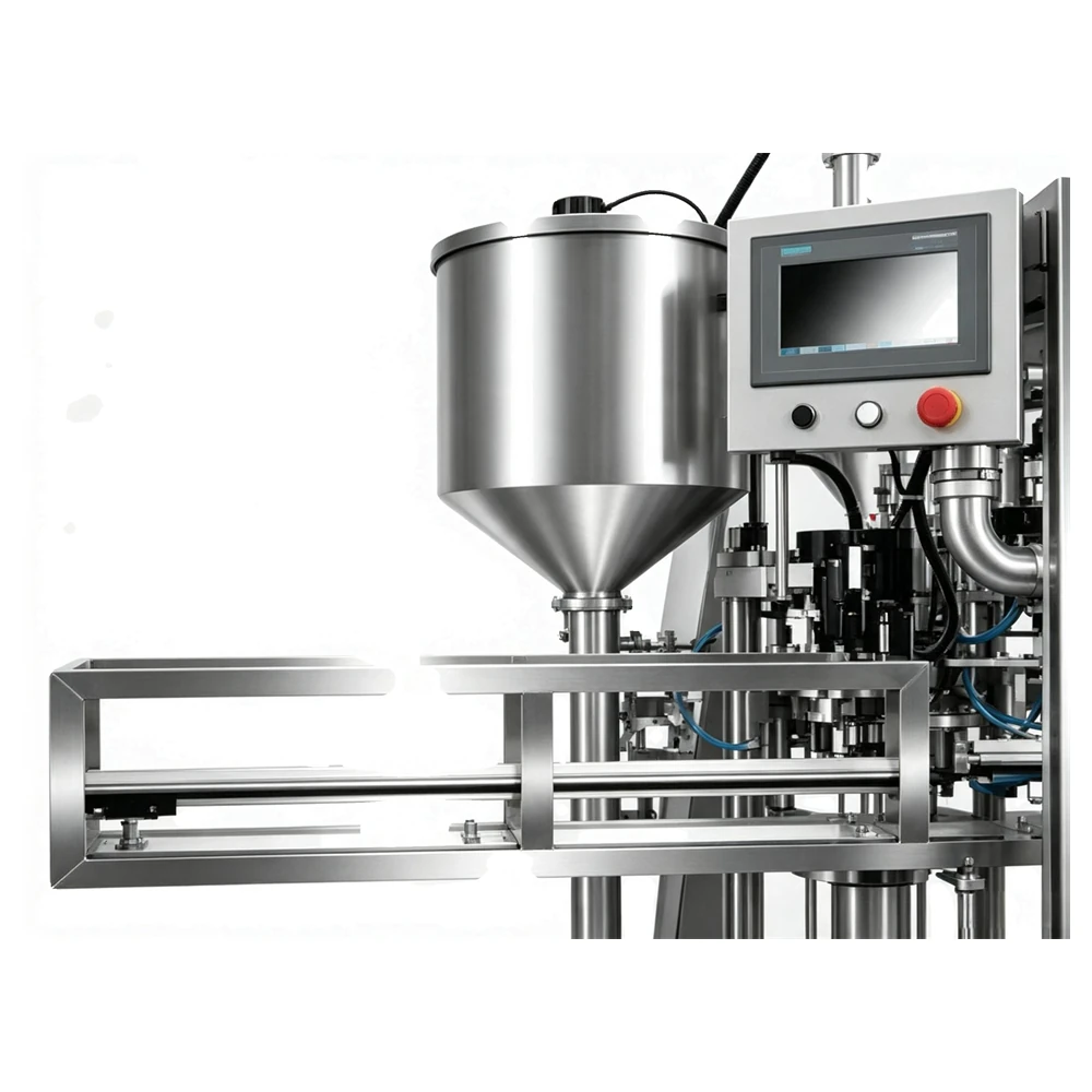 Two-head rotary filling carousel on the ZLD-2