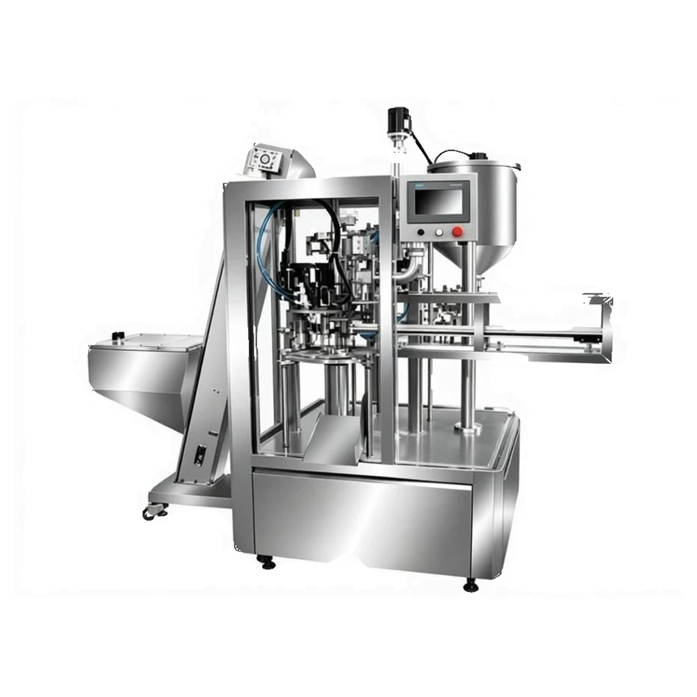 ZLD-2 stand-up pouch filling and capping machine with two filling heads