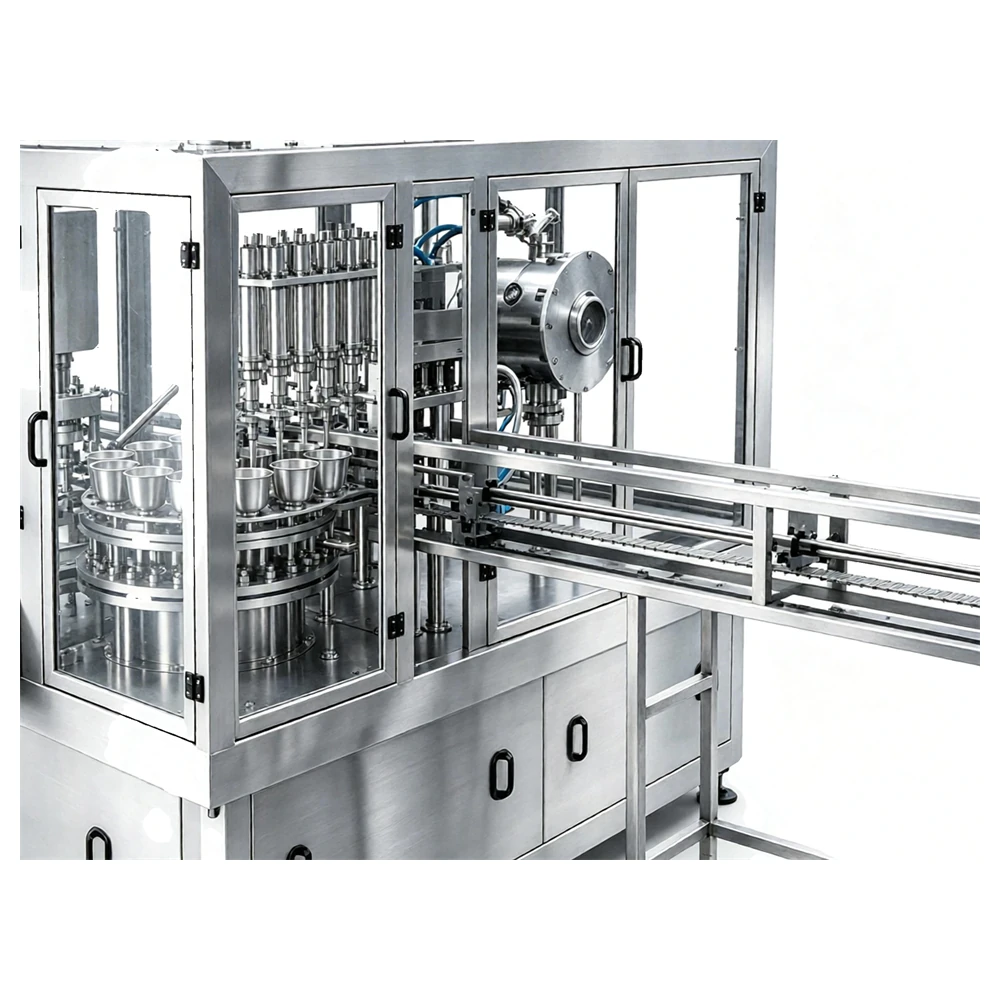 HMI recipe screen on the pouch filling machine